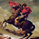 David, Napoleon crossing the Alps, 1801-05